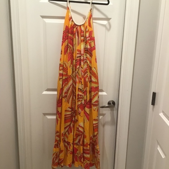 FARM Rio Vibrant Orange Maxi Dress - Picture 4 of 6